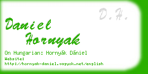 daniel hornyak business card