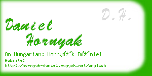 daniel hornyak business card